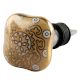 Mustard Square Ceramic Wine Stopper